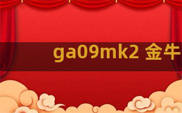 ga09mk2 金牛座